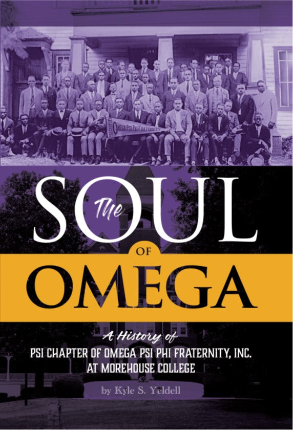 Black history book on Omega Psi Phi, Morehouse College and HBCUs